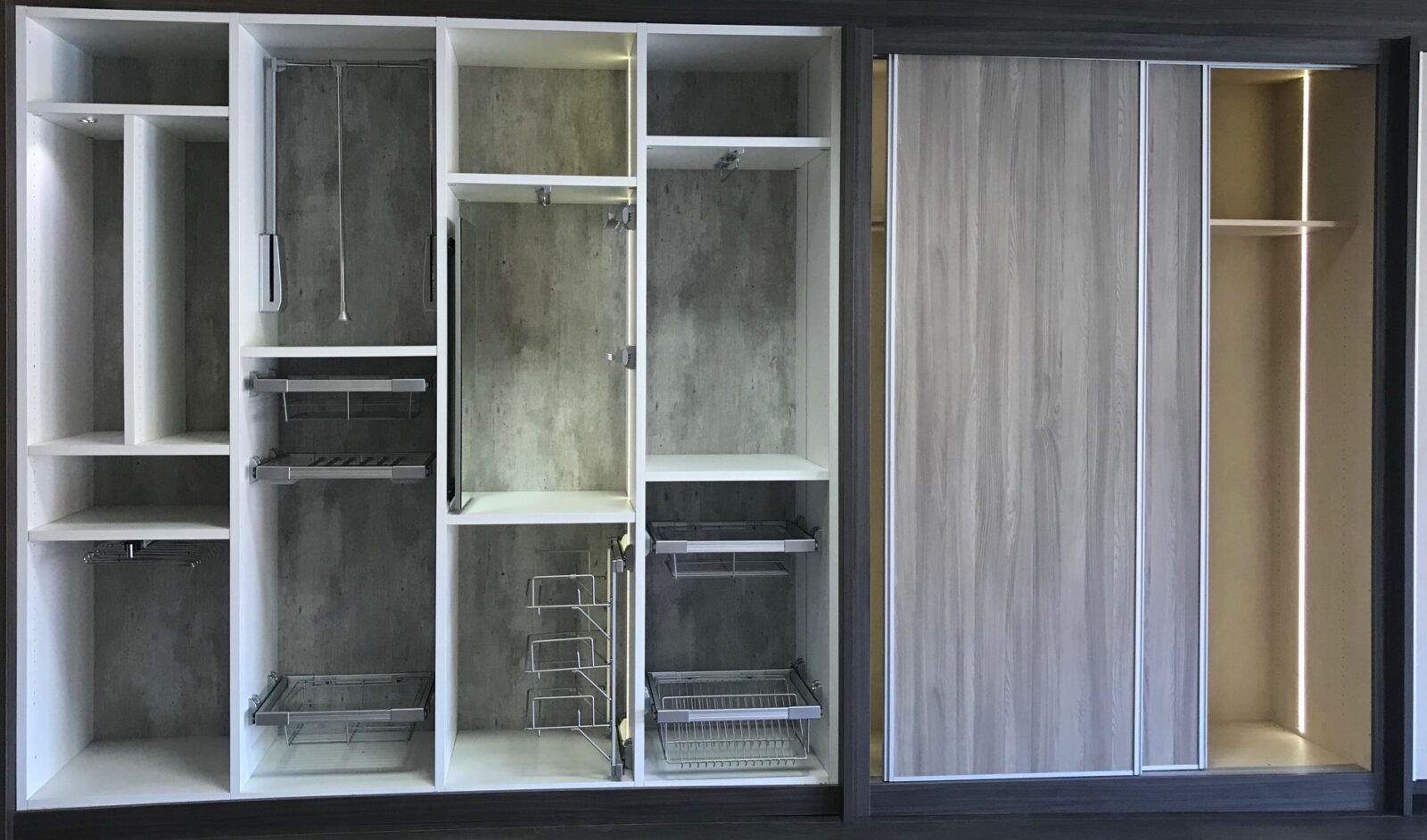 Kit Puerta Corredera Armario Colombo Negro Mate G80 Catálogo Maderas