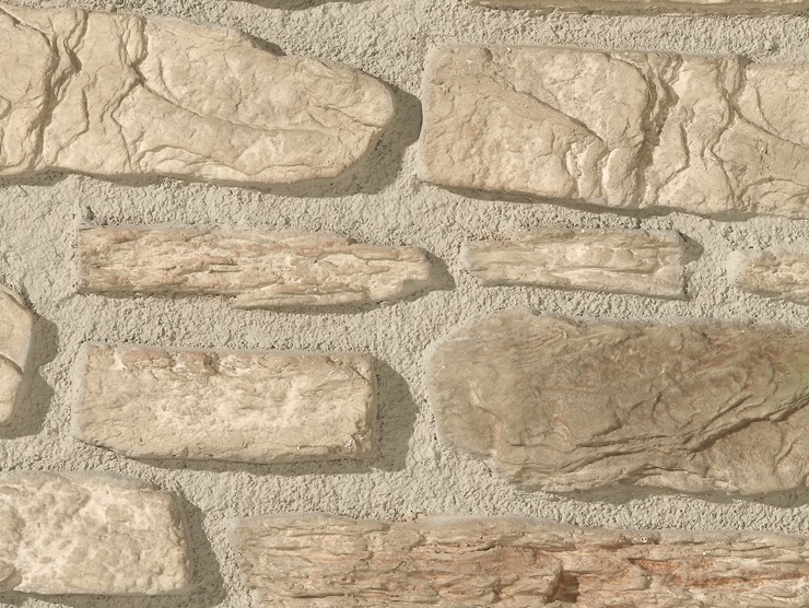 Piedra Teruel gris panel de poliuretano Panespol